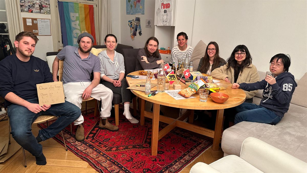 Ein Abend im Wohnzimmer